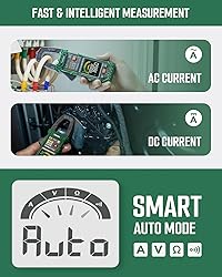 TESMEN TCM-300D Digital Clamp Meter, 6000 Counts
