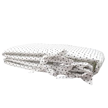 Sugarapple Babywiegen Nestchen dick gepolstert für 90 x 40 cm Wiegen, Kopfschutz und Kantenschutz aus 100% Öko-Tex Baumwolle 
