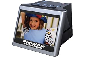 Pana-Vue Pana-Scan Slide & Film Scanner Converts 35mm, 110, 126 Slide & Negatives to High Resolution 22MP JPEG Digital Images