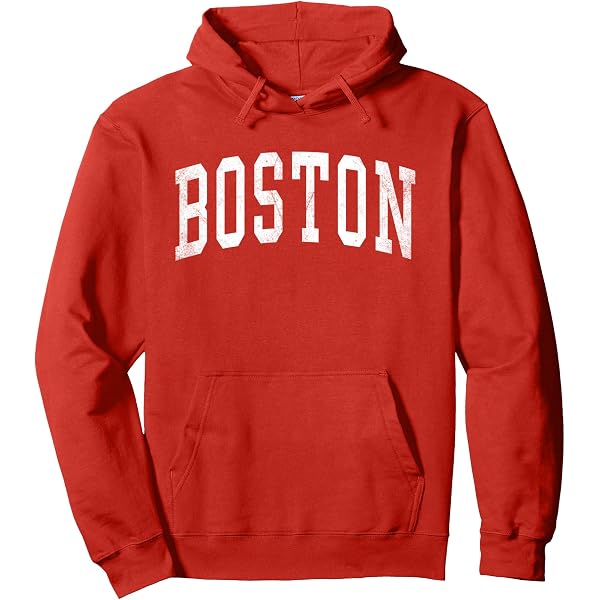 Sweatshirt Vintage Boston Massachusetts Est 1630 - Cadeau Sport USA Drapeau