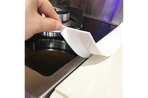 MOFASON Stove Gap Covers, 2PACK Kitchen Silicone Oven Gap Filler - 21 Inches Countertop Strips Guard, Easy to Clean (White)