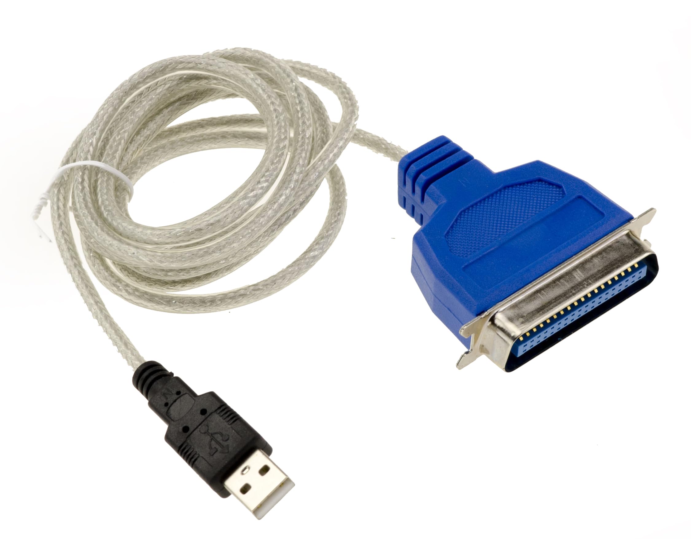 KALEA-INFORMATIQUE LPT IEEE1284 parallel to USB converter cable with centronics C36 plug. Length 1.2M