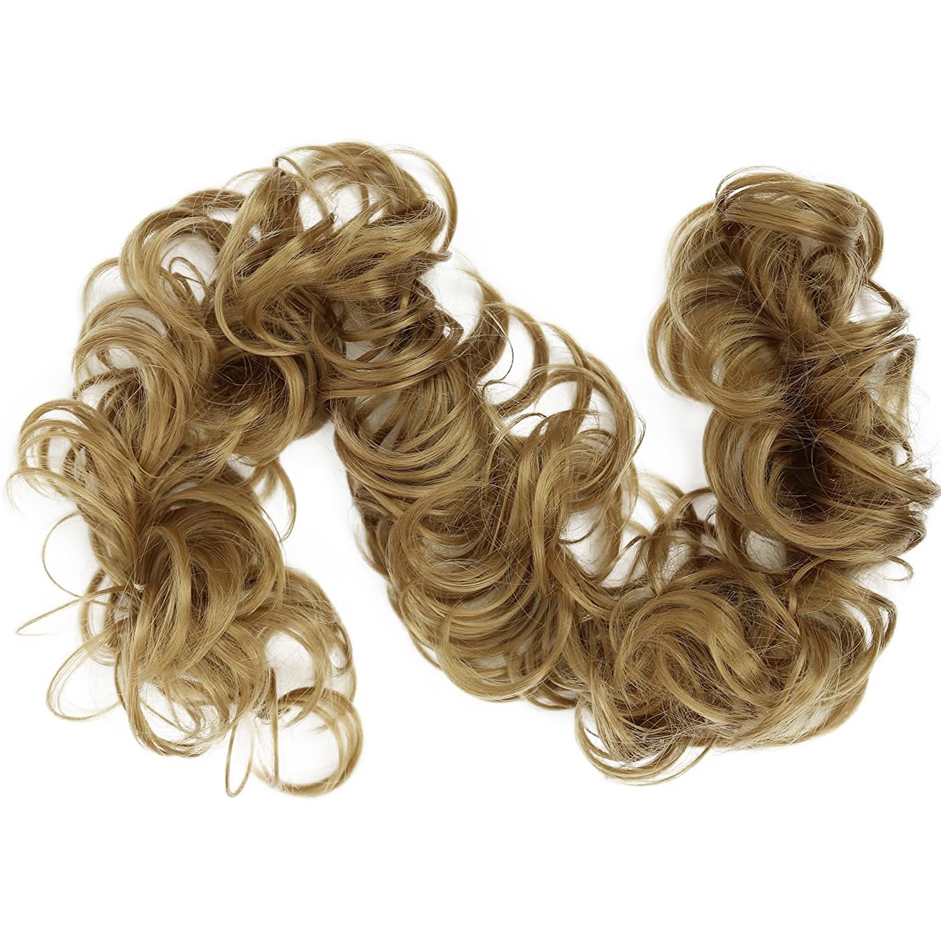 CAISHA XXL Hairpiece Scrunchy Updo Bridal Hairstyle Voluminous Curly Messy Bun Dirty Blonde HW13