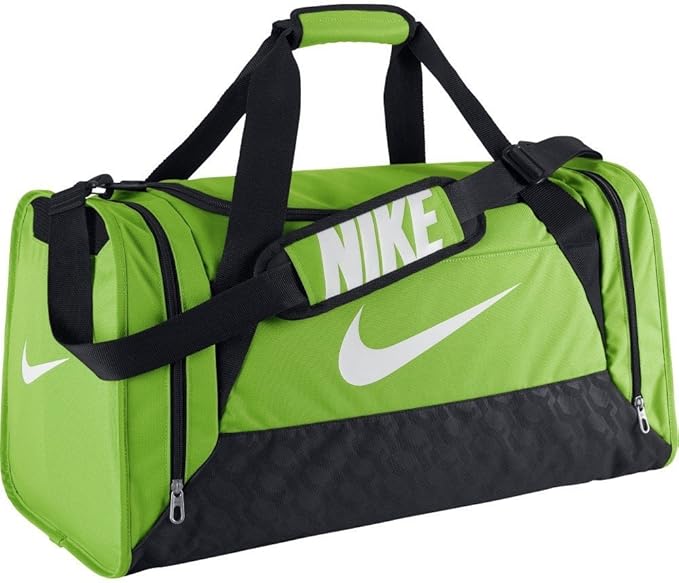 green nike duffle bag