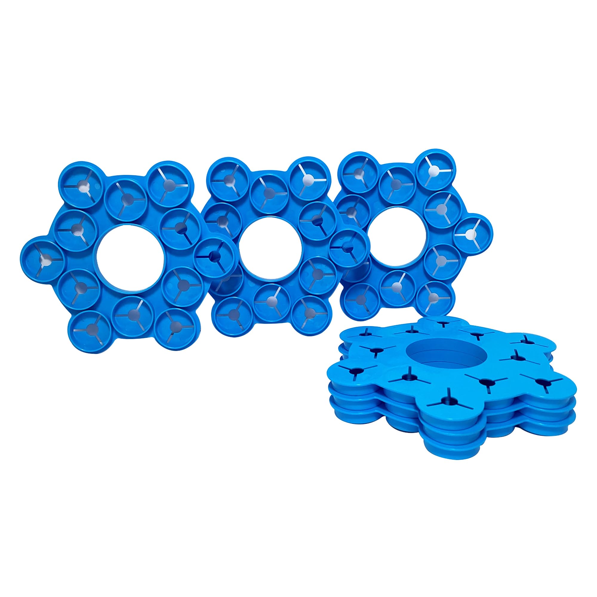 Wigwam Support | Beautiful Colours | Bamboo Wigwam Cane Support | For Climbing Plants, Beans, Sweet Peas, Tomatoes, Cucumbers & So Many More | Proudly Made In The UK | Light Blue Set Of 6