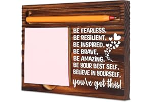 TRCENDE Mental Health Gifts for Women,You've Got This! Inspirational Affirmation Gifts for Women Wife Female Best Friend Sister,Strength Gift for Her, Friendship Gift Retro Note Pad Holder XB454