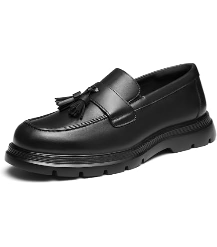Amazon.com: Dr. Martens Men's Adrian Tassel Loafers, Black, 7