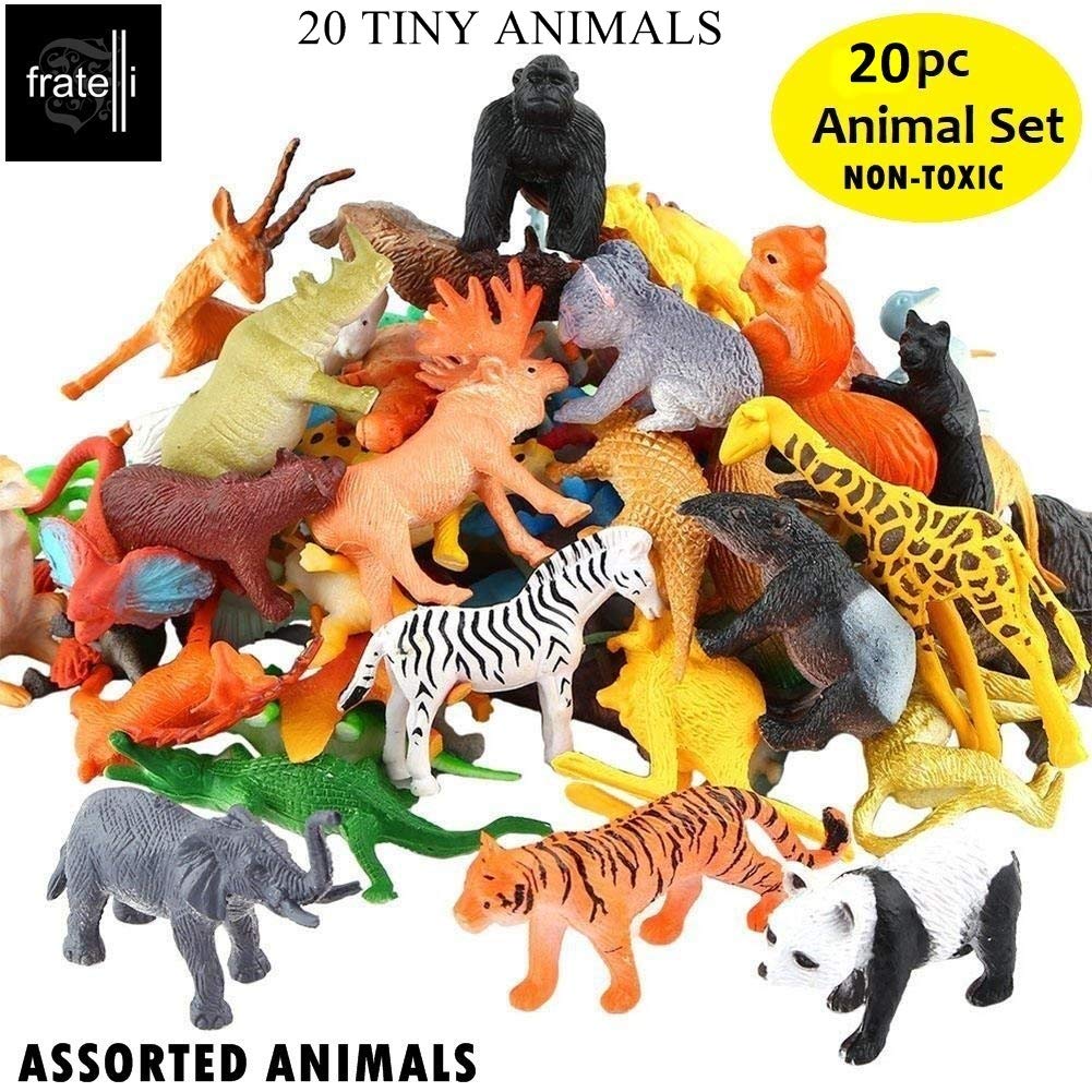 tiny plastic animals