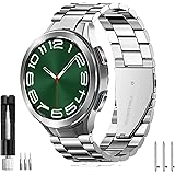 Compatible with Samsung Galaxy Watch 6 Classic Bands 47/43/44/40mm, for Galaxy Watch 5 Pro Band 45/40/44mm No Gap Band, Busin