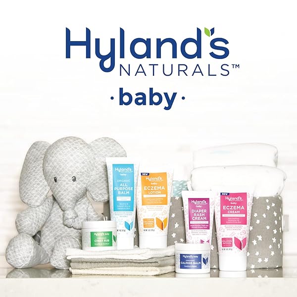 HYLAND’S BABY ORGANIC CHEST RUB, SOOTHE AND COMFORT, WITH ORGANIC LAVENDER, PEPPERMINT, AND CHAMOMILE FLOWER OIL, SAFE AND GENTLE, DERMATOLOGIST TESTED, 1.76 OZ, INFANT