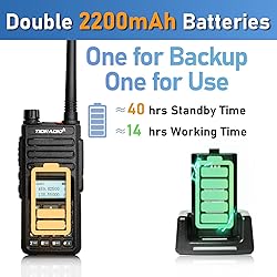 TIDRADIO TD-H6 10Watt Ham Radio Handheld Upgraded