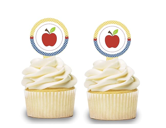 Amazon Com White Cupcake Toppers 12 Pcs Snow Picks Birthday