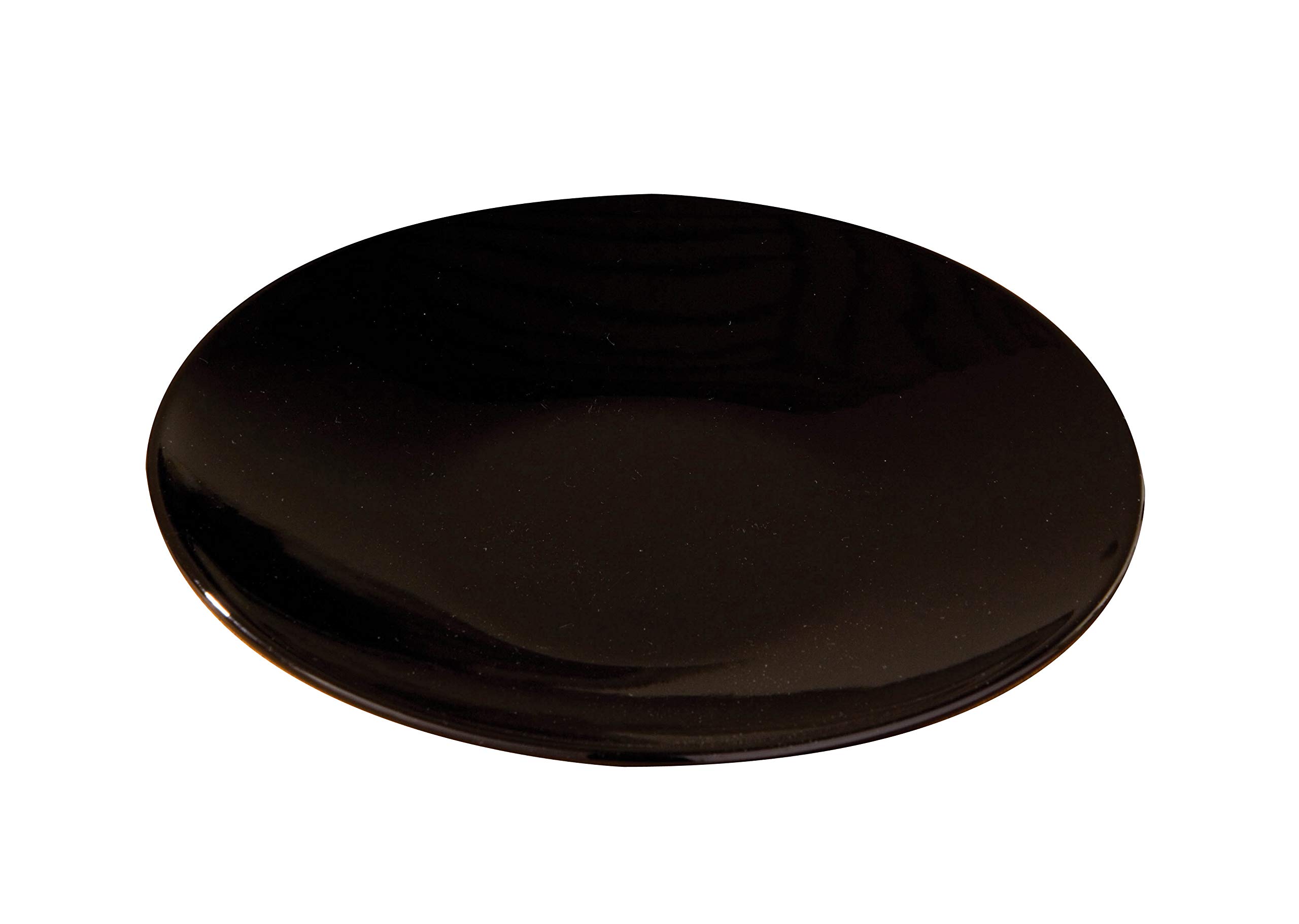 Premier Housewares Side Plate With Chic Black Finish Stoneware Small Side Plate Ideal For Everyday Use Unique Stoneware Dinnerware Serving Plates 20 x 3 x 20