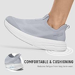 AIRHAS Womens Wide Toe Box Walking Shoes Slip On