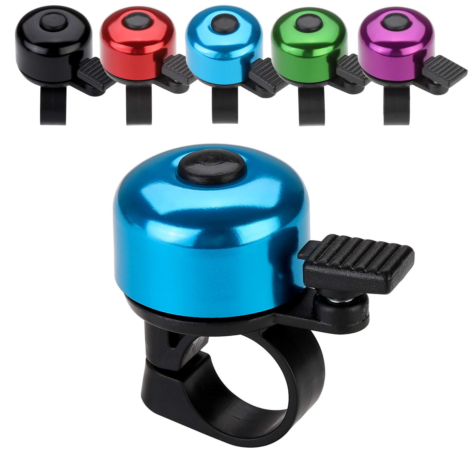 Photo 1 of Paliston Bike Bell Bicycle Bell Crisp Sound for Adults Kids Boys Girls Blue