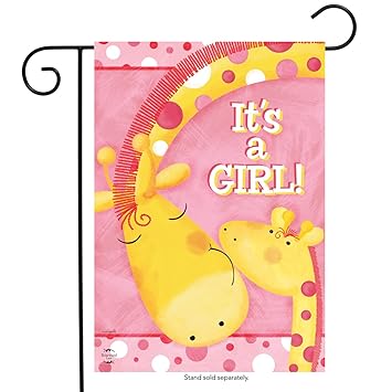 Es Una Nina Bandera De Jardin Diseno De Jirafas Baby Shower Es Una Nina Bandera De Jardin Diseno De Jirafas Baby Shower