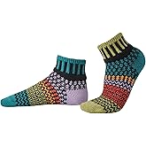 Solmate Socks Mismatched Quarter Length Socks for Women/Men, USA Made with Recycled Yarns