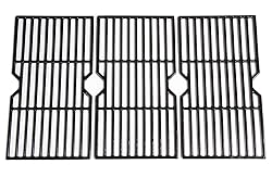 Hongso 16 ⅞ inch cast iron grill grates replacement for gas grills char broil