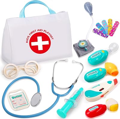Lypsochaat Doctors Set for Kids Doctor Kit with Realistic Stethoscope
