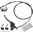 MWMNUN Motor Upgraded Hydraulic Brake System The Left of The 7/8" Handlebars 50 inch Hose Compatible with Mini Bike Baja Doodlebug DB30 Minibikes Go Karts