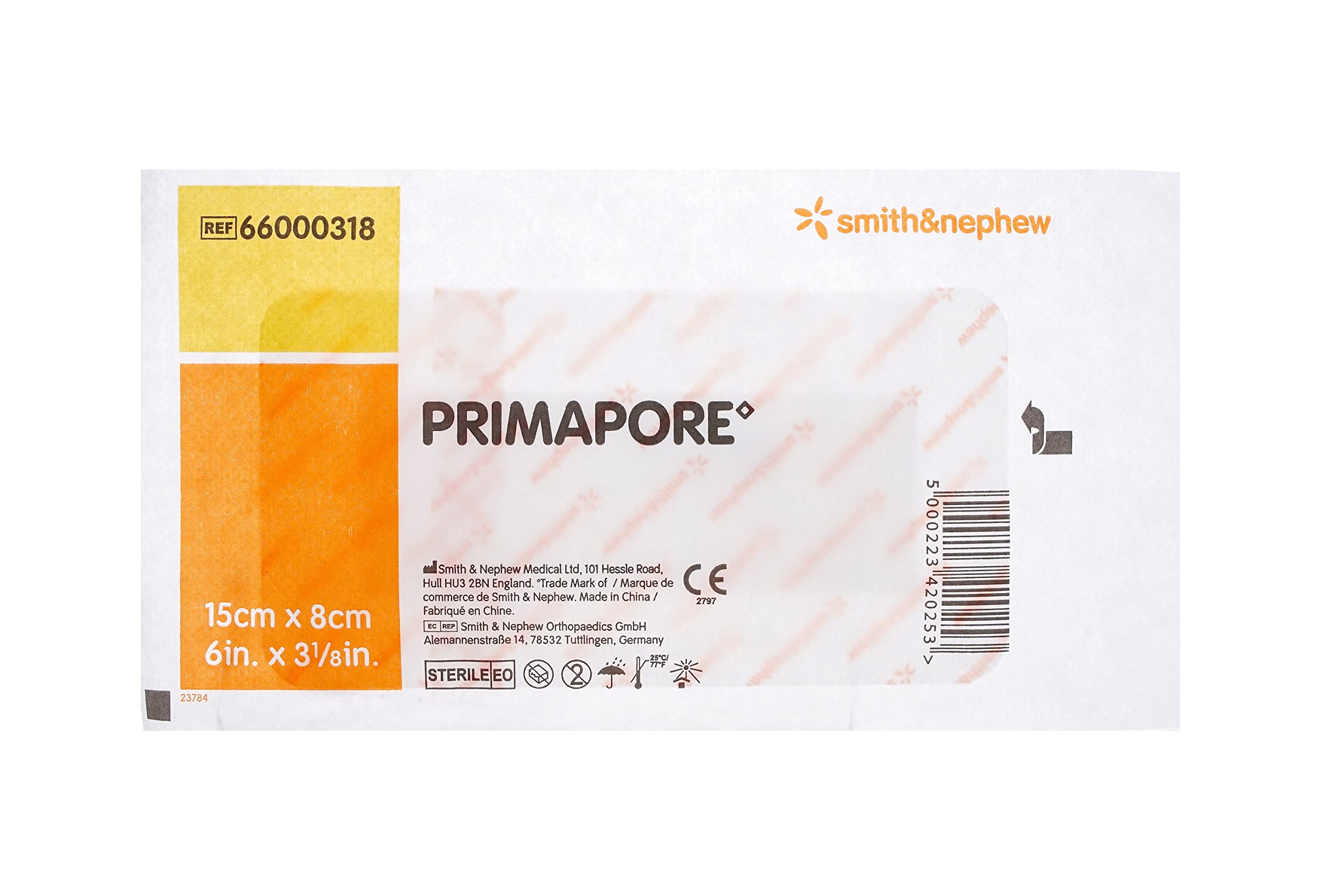 Smith & Nephew Primapore, White,15cm x 8cm (Box of 20)
