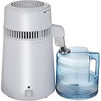 Mophorn Pure Water Distiller 750W, Purifier Filter Fully Upgraded with Handle 1.1 Gal /4L, BPA Free Container, Perfect…