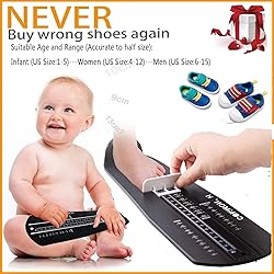 COMMON'H Shoe Sizer Foot Measurement Device Shoe