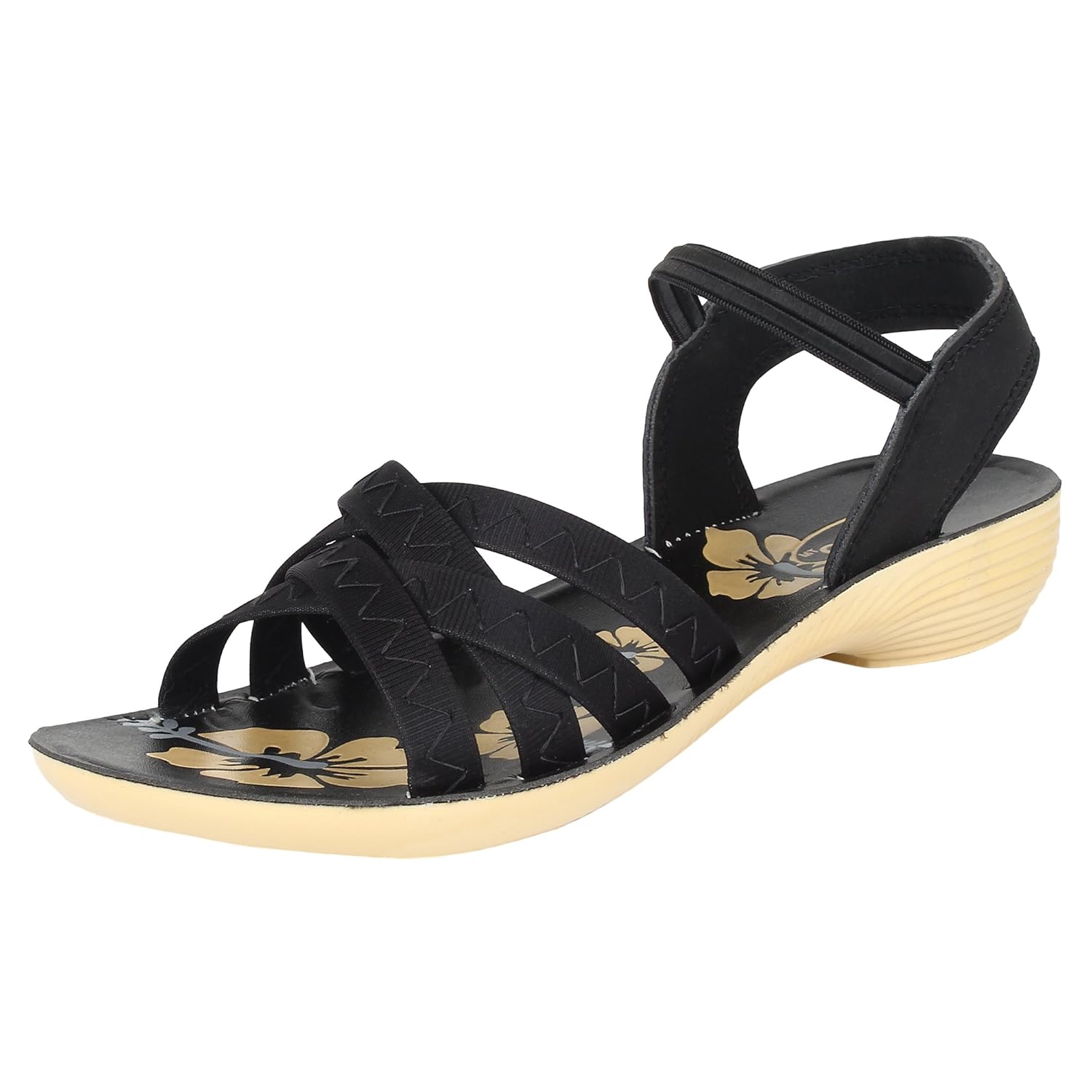 earton women black-983 fashion sandals