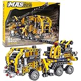 BIRANCO. Crane Truck Building Kit - Educational Learning STEM Building Blocks Toys Gifts for 8, 10, 12 yr Old Kids, Engineeri