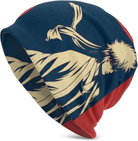 1030 Slouchy Knit Beanie for Men & Women Sakata Gintoki Gintama Warm Snug Decorative Hat Cap