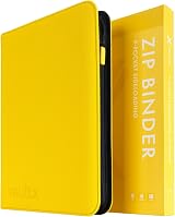 Vault X 9 Pocket Zip Binder 360 Cards Exo-Tec Yellow 20 Pages