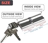 DIDA 100mm Euro Cylinder Lock 45/55 UPVC Door with 3 Keys High Security view 3