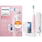Philips Sonicare ExpertClean 7700 Rechargeable Electric Toothbrush with Bluetooth & UV Sanitizer, HX9630/17, Pink