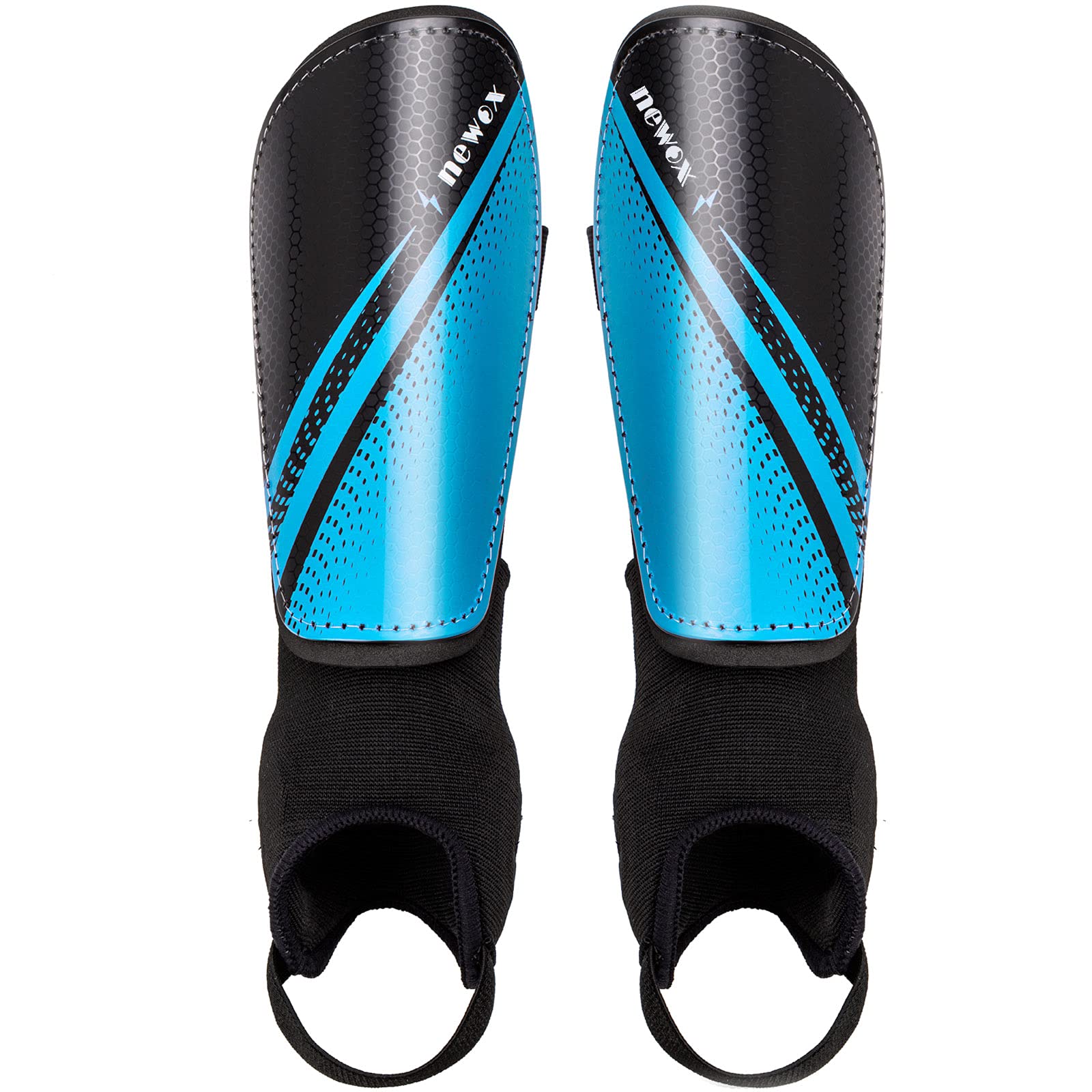 Photo 1 of newox Soccer Shin Guards Kids Youth - Shin Pads Protection Boys Shin Guards Soccer Toddler - Soccer Shin Guards for Kids 3-15 Years Old Girls Boys