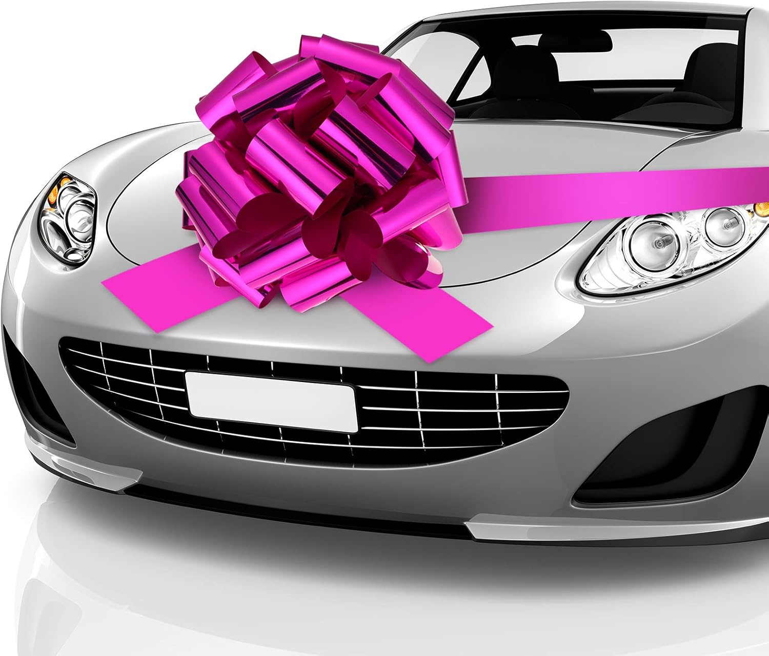 Zonon Car Bow Pull Bow Car Gift Wrapping Bow with 20 ft Car