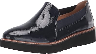 naturalizer black patent loafer