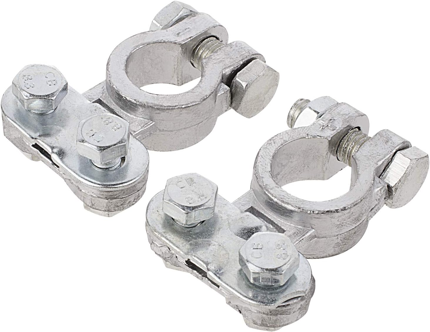 Battery Terminal Connectors, Battery Post Terminal, Negative Positive Battery Terminals, Lead, Great Connection, Corrosion Resistance,1 Pair, Applicated in Car,Truck,Boat,Van and More.(Lead)