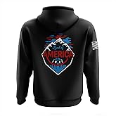 Tactical Pro Supply Patriotic American Flag Heavyweight Hoodies for Men and Women