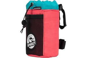 YSUJUAN Bike Cup Holder,Bike Stem Bag,Bike Water Bottle Holder,Bike Handlebar Bag,Waterproof Bicycle Frame Bag,Bike Bags for Bicycles,Bike Feed Bag,Bike Snack Bag (Watermelon Red)