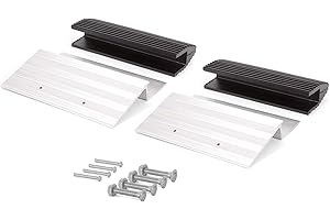 AFA TOOLING APPROVED FOR AUTOMOTIVE AFA Tooling Truck and Trailer Loading Ramp Kit | Quickly Create a Wide Ramp with 2 x 12 Lumber: Just Attach Aluminum Brackets and Rubber Feet | Load Your Lawn Mower, 4-Wheeler, ATV, and More with Ease