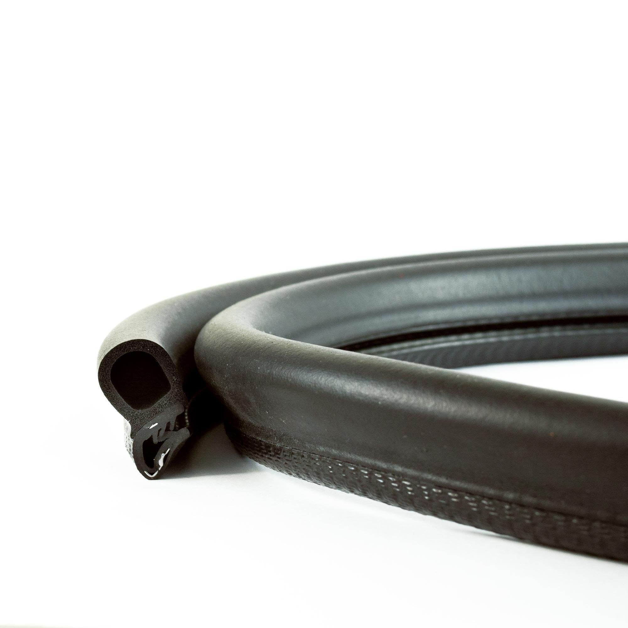 EUTRAS Rubber Edge Protection Seal Set of 1, 5 m - KSD2053 Black