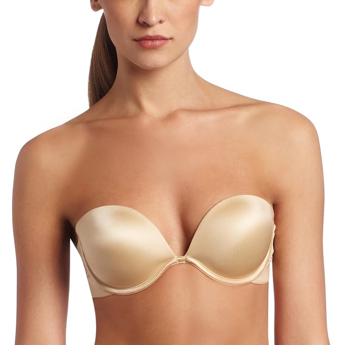 Buy Maidenform Women's Naturally Glam Strapless Plunge Pushup Bra