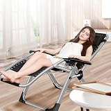 Meulbaty Zero Gravity Chair 200kg Folding Garden Recliner with Cushion view 2
