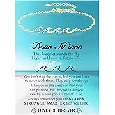 YBISNAIRE Wave Bracelet Gifts for Women, Silver Gold Waves of Life Bracelet Christmas Birthday Gift for Friend Daughter Mom Granddaughter Niece Bestie BFF Sister