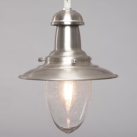 Pescador Fisherman Style Nautical Pendant Ceiling Light 18cm