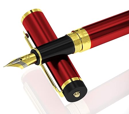 Dryden Luxury Füllfederhalter [Gefährlich Root] | Moderne Klassik Limited Edition | Executive Füllhalter Set | Vintage Kugels