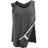 Deyeek Unisex Shoulder Snap-Access Tank Tops Post Surgery Shirts Tear Away Chemo Shirt Clothes After Rotator Cuff Surgery