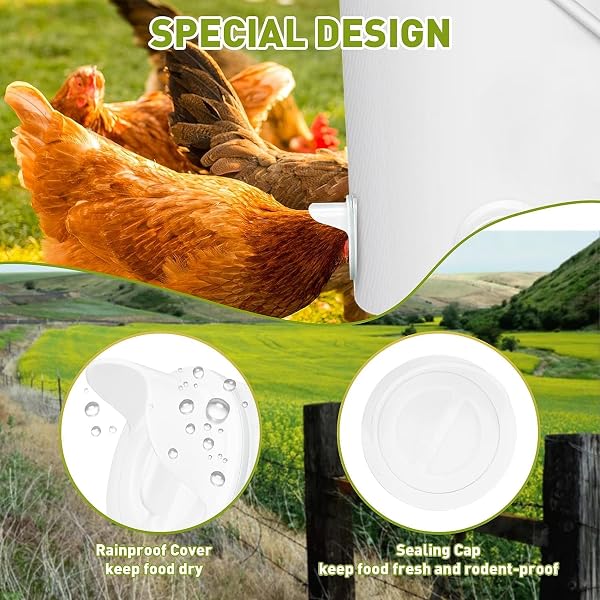 12 PCS CHICKEN FEEDER KIT AND 12 PCS WATER CUP KIT, GRAVITY POULTRY WATERER CUP AND POULTRY FEEDER PORT SET WITH HOLE SAW AND SEALING TAPE, CHICKEN FEEDER NO WASTE FOR DUCK BIRD QUAIL