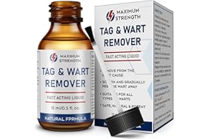 "STAY STOKED" 15ML Skin Tag Removal Kit, at-Home Skin Tag Remover, Fast Acting Wart Freeze Off, Plantar wart Remover for feet, Wart Remover for Corn, Genital Wart, H Warts, Common Wart, Flat Wart, Callus-H5514