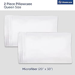 Dreamcare Pillow Cases Queen Size Set of 2 - Double